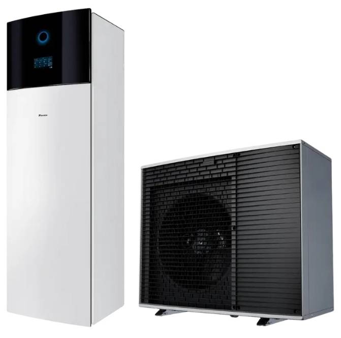 Daikin Altherma 4 H EPSK14AW1 / EPVX14S23A9W hőszivattyú oldalfali beltéri egységgel