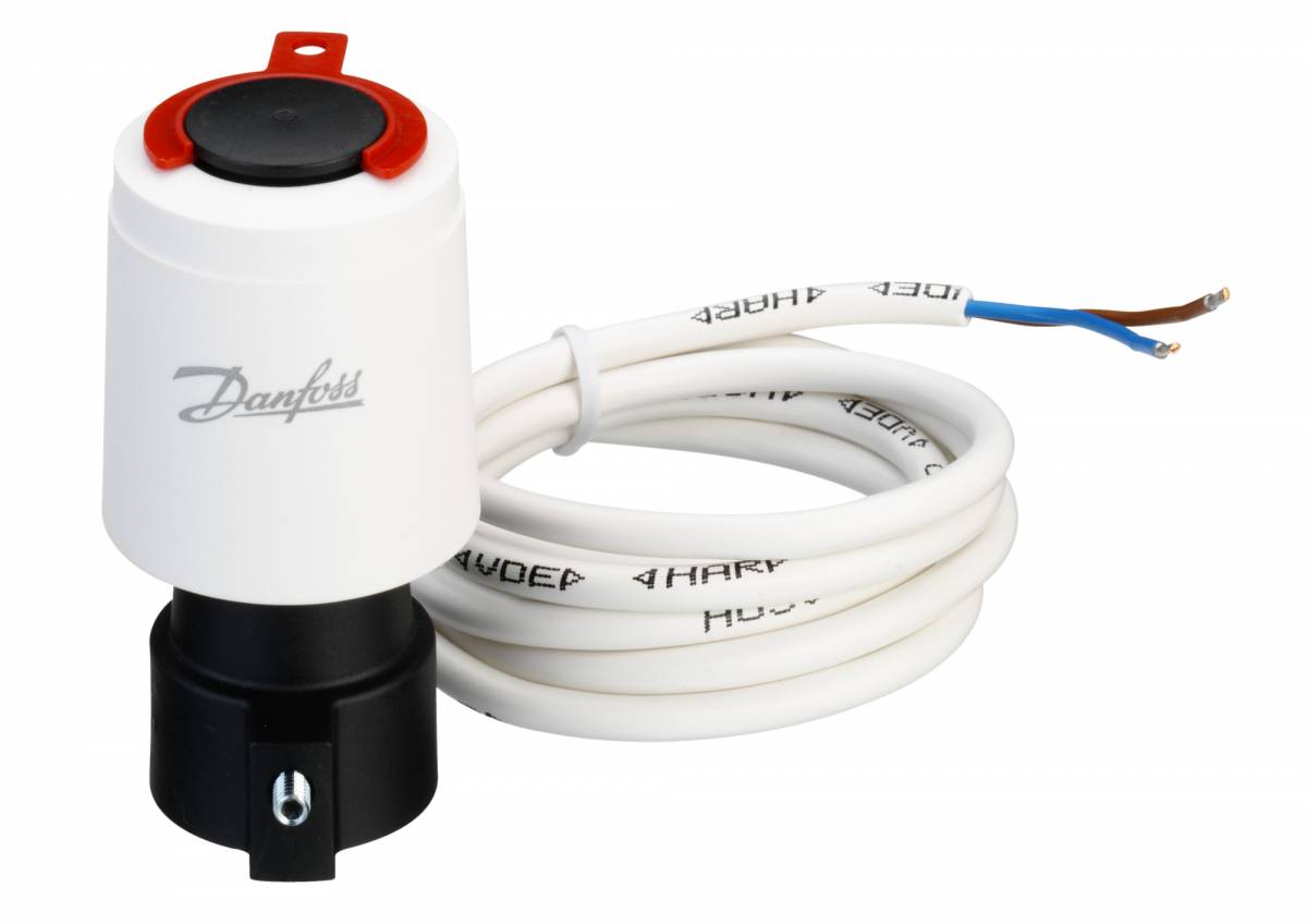 Danfoss 088H3118 TWA-A termikus szelepállító RA szelephez 230V NC 5m