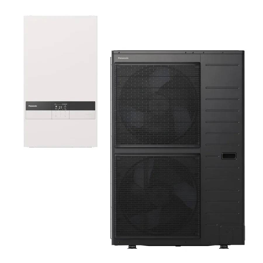 Panasonic Aquarea  T-CAP-K Hőszivattyú Bi-bloc 9kW. 3F