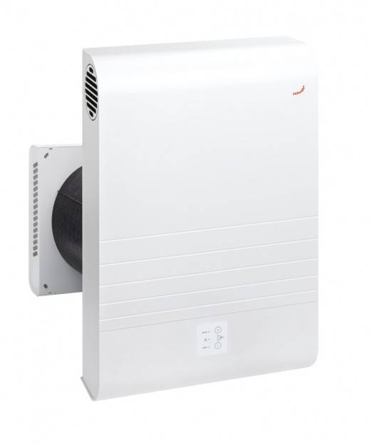 Zehnder ComfoAir 70 fehér alumínium külső ráccsal