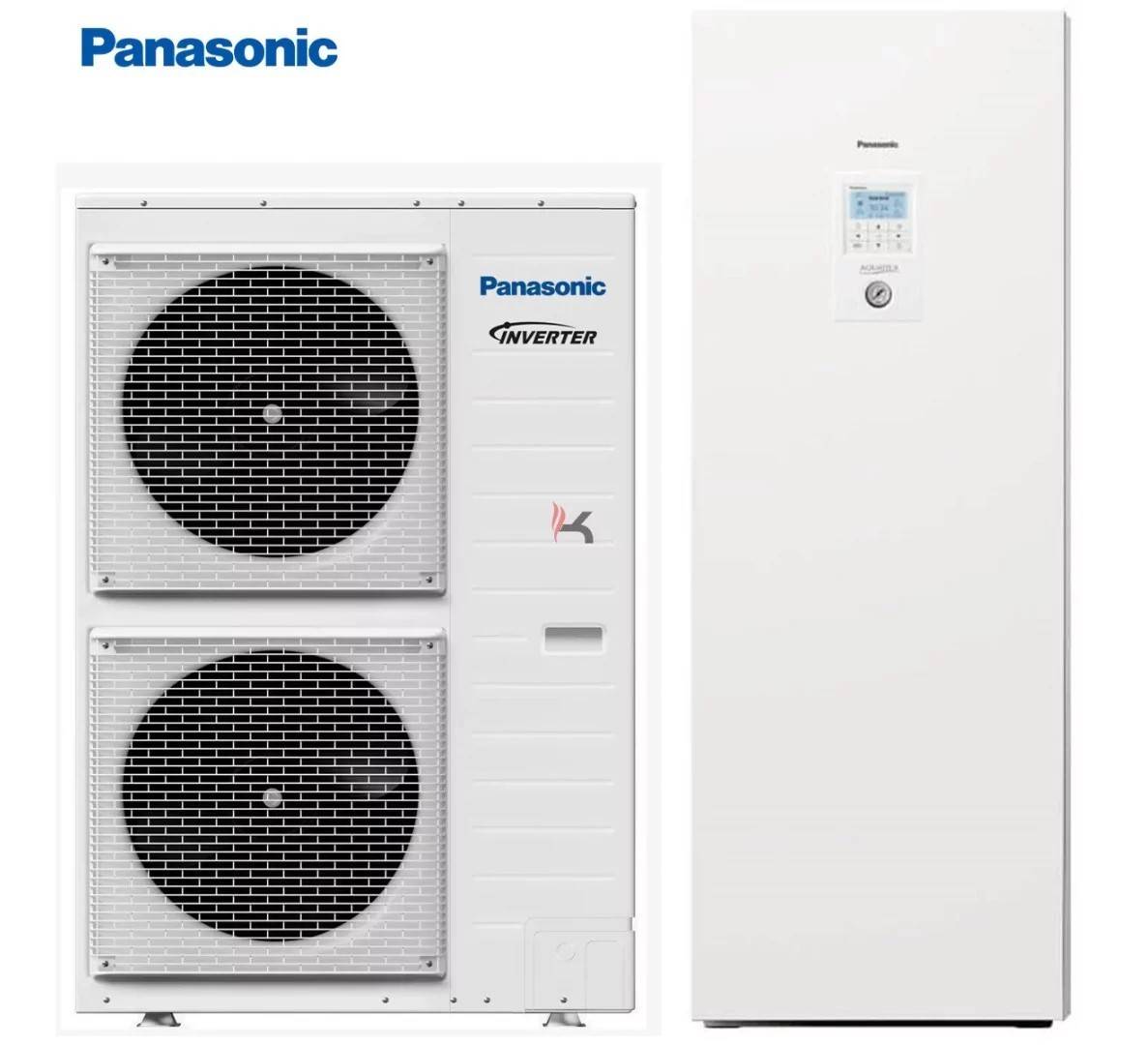 Panasonic Aquarea T-CAP-K Hőszivattyú HMV 260l 16kW. 3F