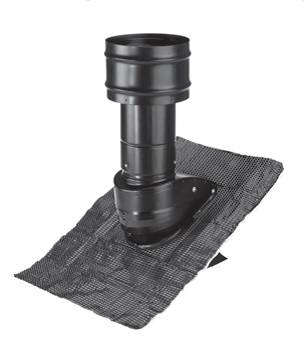 Tetőátvezető NA 125_fekete